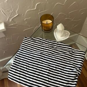 Stripped Cropped Tube Top